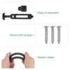 Unique Bargains Rubber Flexible Draw Latches Durable Shock Absorption Flexible Draw Latch 4 Pcs - 2 of 4