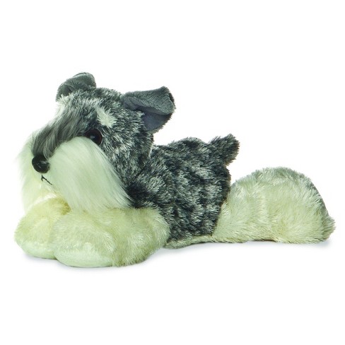 Aurora Mini Flopsie 8" Stein Schnauzer Grey Stuffed Animal : Target