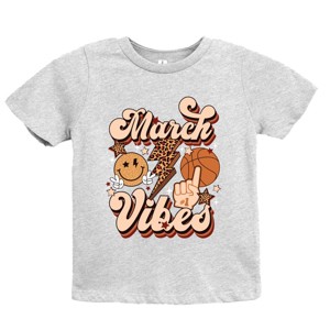 The Juniper Shop March Vibes Basketball Cheetah Youth Short Sleeve Tee - 1 of 4