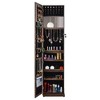 Runesay Modern Full Length Mirror 360° Swivel Jewelry Cabinet - 4 of 4