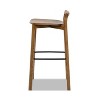 Jennifer Taylor Home Sven 26.5" Modern Minimalist Low Back Wood Counter Stool - 3 of 4
