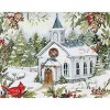 LANG 18ct Church in Snow Boxed Holiday Greeting Card Pack - image 2 of 4