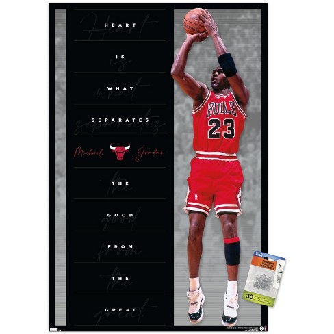 Trends International Michael Jordan - Pinstripes Unframed Wall Poster  Prints : Target