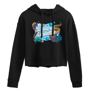 Women's - Disney - Stirring Up Trouble Cropped Graphic Hoodie - 1 of 3
