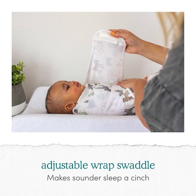 Safari Print Cotton Swaddle Wraps for Newborns, 3-Pack