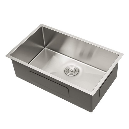 Round stainless steel cheap sink and drainer