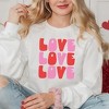 Simply Sage Market Women's Graphic Sweatshirt Love Stacked Bold - 2 of 3