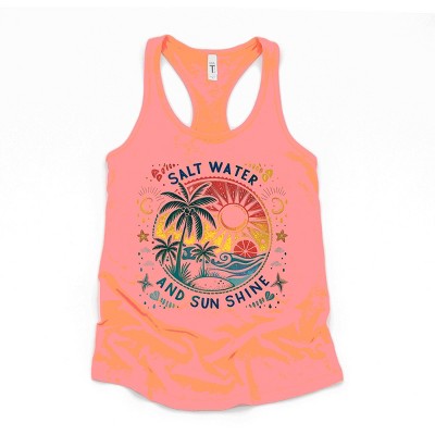 Simply Sage Market Salt Water And Sun Shine Circle Racerback Tank