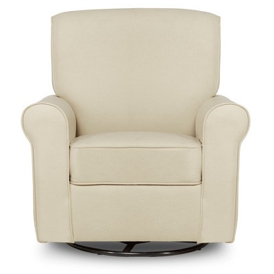 Evolur London Upholstered Plush Seating Glider