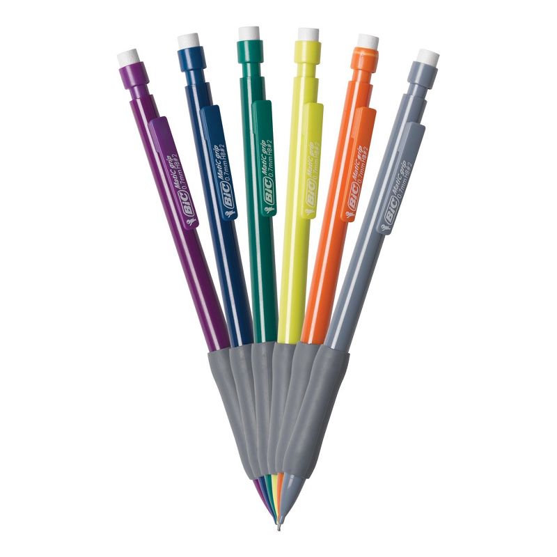 BIC #2 Mechanical Pencils, 0.7mm, 6ct - Multicolor, 4 of 12