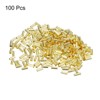 Unique Bargains Smooth Brass Tube Spacer Beads for DIY Jewelry Making 100 Pcs - 3 of 4