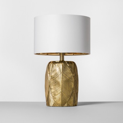 gold and silver table lamps