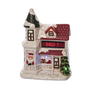 Dolomite Light Up Santa House with Music - 1 of 4