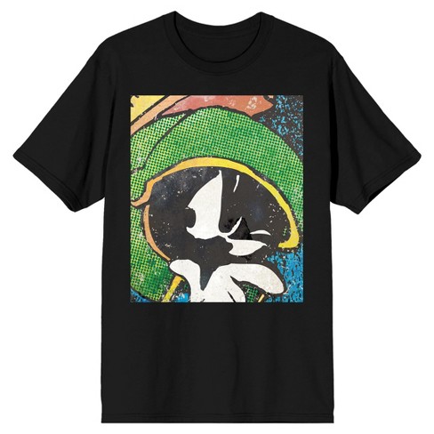 Looney Tunes Marvin Black T-shirt-s : Target