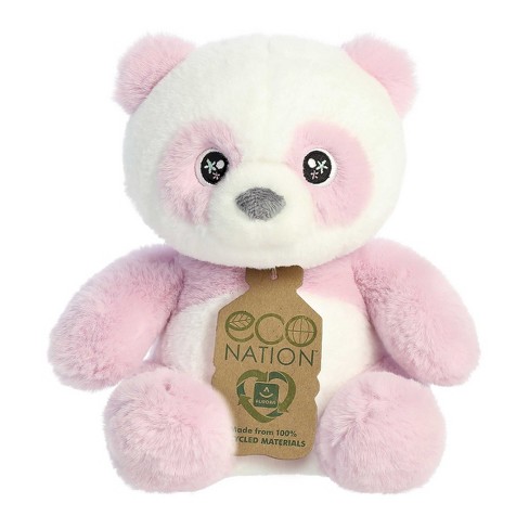 Aurora Small Lavender Panda Eco Nation Eco-friendly Stuffed Animal 7.5 ...