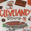 NFL Cleveland Browns Loco Fan Large Serving Tray with Handle - 2 of 4