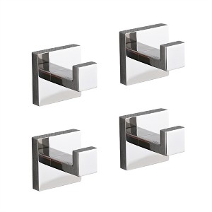 Tramull 4-Pack Premium Stainless Steel Wall Hooks for Bathroom, Kitchen & Bedroom, Easy Installation - 1 of 4