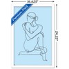 Trends International Female Form Continuous Line Framed Wall Poster Prints - 3 of 4