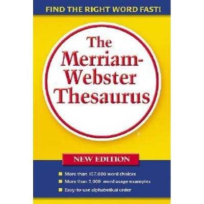 The Merriam-Webster Thesaurus - (Paperback)