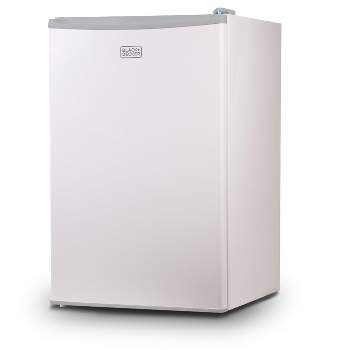  BLACK+DECKER BCRK43V Compact Refrigerator Energy Star Single  Door Mini Fridge with Freezer, 4.3 Cubic Ft., VCM : Appliances