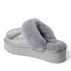 Fireside by Dearfoams Women's Melton Genuine Shearling Platform Scuff Slipper - 2 of 4