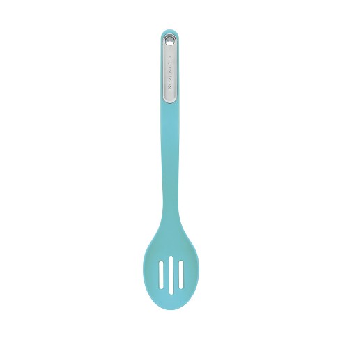 KitchenAid Silicone Slotted Spoon Aqua Sky : Target