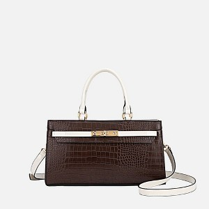 MKF Collection Colby Women’s Satchel in Faux Crocodile Leather Bag by Mia K - 1 of 4