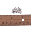 Anna-Kaci Clear Rhinestone Faux Diamond Floral Wedding Bridal Bouquet Fashion Brooch Pin - Multicolor - 2 of 4