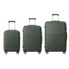 INFURNIC Bag And Luggage Sets 3 Size Hard Rolling Business Suitcases with Silent Wheels, Travel Luggage Suitcase Set, Green, 21.06"*11.81"*30.31" - 2 of 4