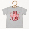 SmileyWorld Oh What Fun - Youth Short Sleeve Graphic T-Shirt and Toddler Short Sleeve Graphic T-Shirt - 2 of 3