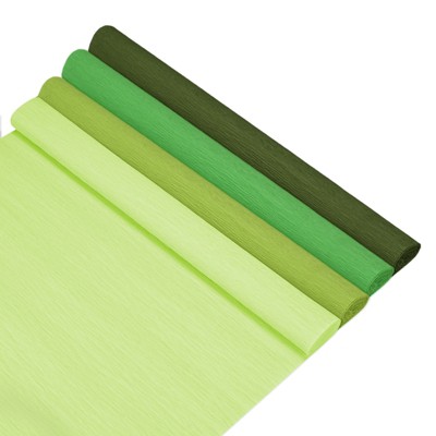 Unique Bargains Durable Soft Flexible Thickened Crepe Paper 4 Pcs