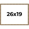 PosterPalooza | Textured Gold Picture Frame - UV Acrylic, Backing Board, Hanging Hardware Included - 3 of 4