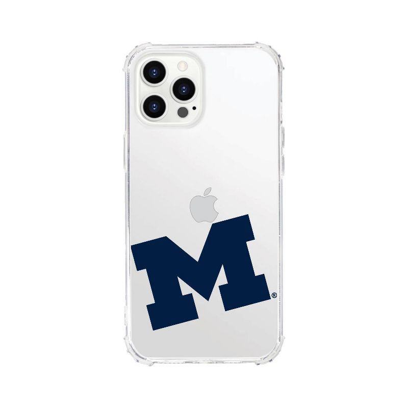 NCAA Michigan Wolverines Clear Tough Edge Phone Case - iPhone 12 Pro Max, 1 of 5