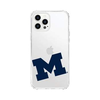 NCAA Michigan Wolverines Clear Tough Edge Phone Case - iPhone 12 Pro Max