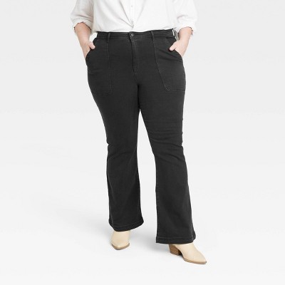Plus Size Flare Jeans : Target