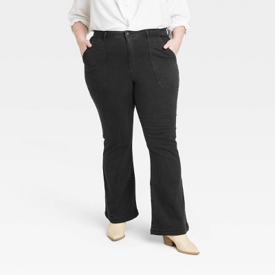 Women's Mid-rise Casual Fit Cargo Pants - Knox Rose™ Navy Blue 1x : Target