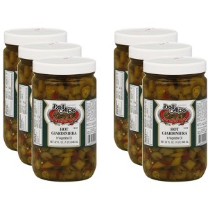 Dell Alpe Hot Giardiniera In Vegetable Oil - Case of 6 - 32 fl oz - 1 of 2
