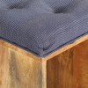 vidaXL Hall Bench 39.4"x13.8"x18.5" Solid Mango Wood - 4 of 4