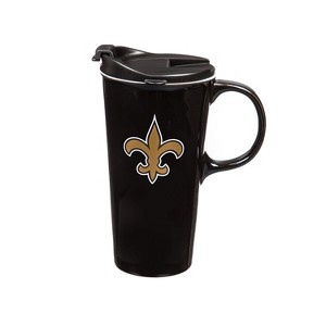 Evergreen New Orleans Saints, 17oz Boxed Travel Latte - 1 of 3