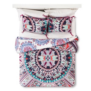 Beach Babe Medallion Reversible Comforter Set (Full/Queen) 3pc - Boho Boutique