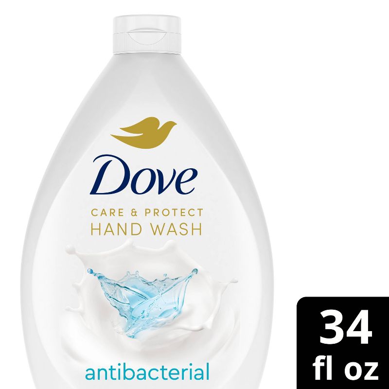 Dove Beauty Care &#38; Protect Antibacterial Hand Wash Refill - Scented - 34 fl oz, 1 of 5