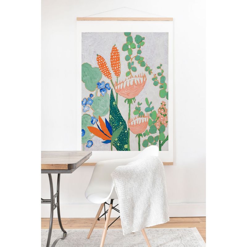 Lara Lee Meintjes Proteas and Birds of Paradise Painting Art Print and Hanger - Society6, 1 of 3