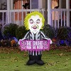 Warner Bros. 3.5' Airblown Beetlejuice with Sign Halloween Inflatable Decoration - 4 of 4