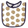 Hudson Baby Infant Boy Cotton Bibs, Pizza Snacks, One Size - 4 of 4