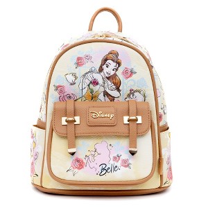 WondaPop Disney Beauty and the Beast Belle 11" Vegan Leather Fashion Mini Backpack - 1 of 4