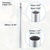 Unique Bargains Aluminum Alloy Seat Post with Scale Mark for Bicycle Silver Tone - 3 of 4