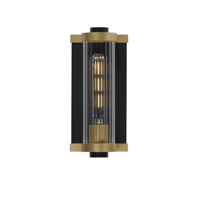 Maxim Lighting Opulent 1 - Light Wall Light in  Black/Antique Brass
