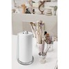 Kamenstein Perfect Tear Low Profile Stainless Steel Countertop Paper Towel Holder, One Handed Pull, Weighted Base to Prevent Tipping, 13 Inch - 3 of 4
