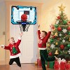 Joyfy Kids Mini Basketball Hoop, Light Up Over The Door Basketball Hoop With Scoreboard & 4 Balls, Indoor Toy Basketball Game Gift For Boys Age 3+ - 2 of 4