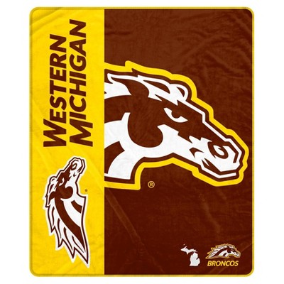 NCAA Western Michigan Broncos Ultra Soft Tailgate Throw Blanket